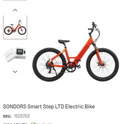 Cherry Red Sondor Electric Bike