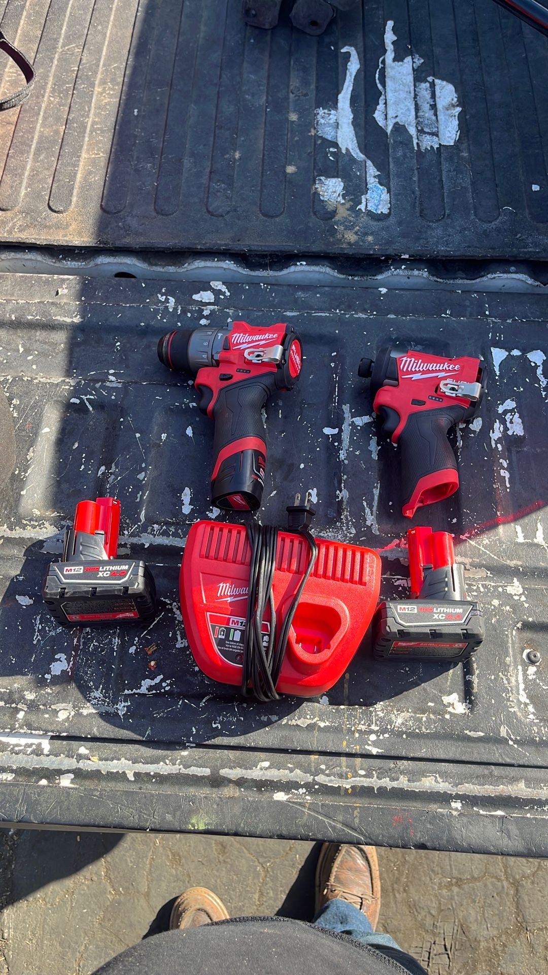 Milwaukee Drills, Batteries, And Charger
