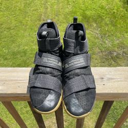 Nike LeBron Soldier 10 Black Size 16