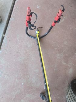 Dual Twin 2 Bike Bicycle Auto Trailer Tow Hitch Mount Carrier Rack Holder Used Like New 