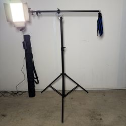 Video Light Kit , Boom Stand , LED Panel, Sand Bag , And Carry Bag