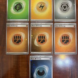 Pokemon 151 Holo Energy Lot of 7 with Swirls NMM PACK FRESH!