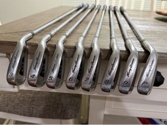 TOMMY ARMOUR GOLF EVO PLUS 3-PW IRONS Reg Flex Steel Golf Pride Grips