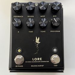 Lore Reverse Delay Reverb Pedal Walrus Audio