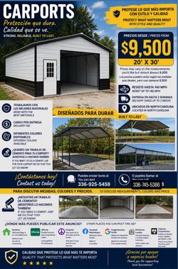 Long lasting carports