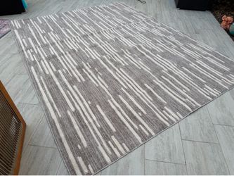 Nourison Home Indiana IND01 Grey 8x10 Area Rug - New