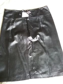 Leather skirt