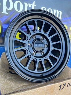 17” KMC 733 Wheels  17x8.5” Rims Size  - Set of 4! Brand New in Box
