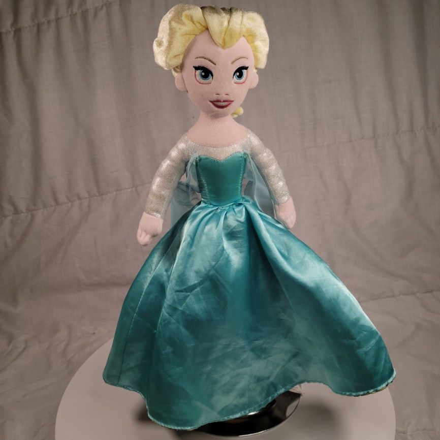 Disney Parks Frozen Anna Elsa Reversible Topsy Turvy Flip Doll Plush