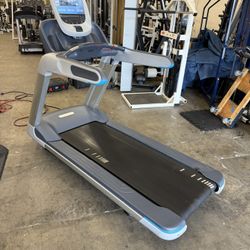Precor TRM 885 commercial treadmill, Commercial gym equipment.