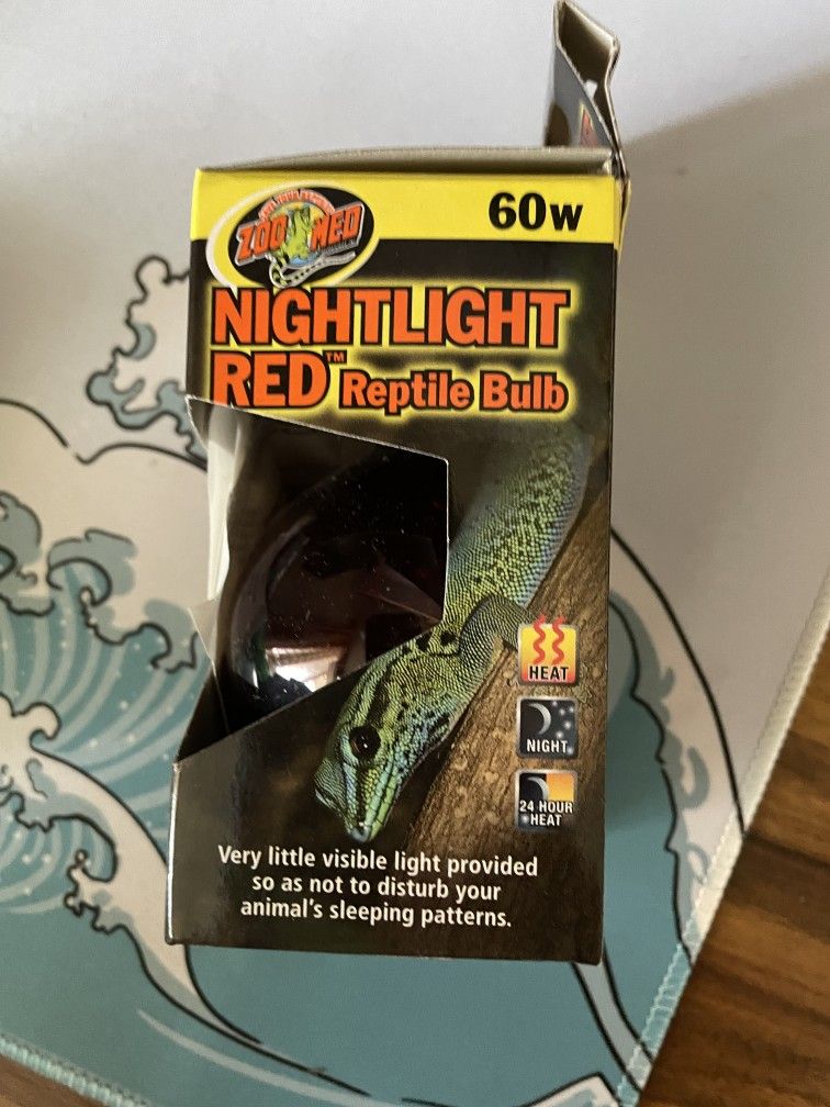 Red Heating Lamp For Reptiles