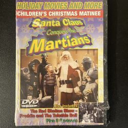 Santa Claus Conquers The Martians (DVD, PC Treasures, Slimcase)  New Sealed