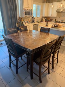 Bar Height Dining Table