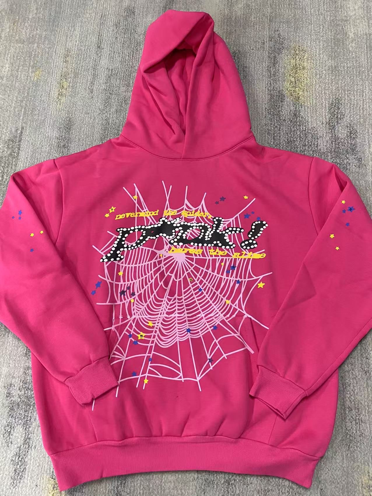 Sp5der P*NK Hoodie – Size M