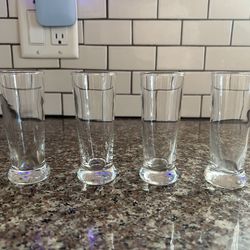 New 4 Pieces Tall Shot Glasses