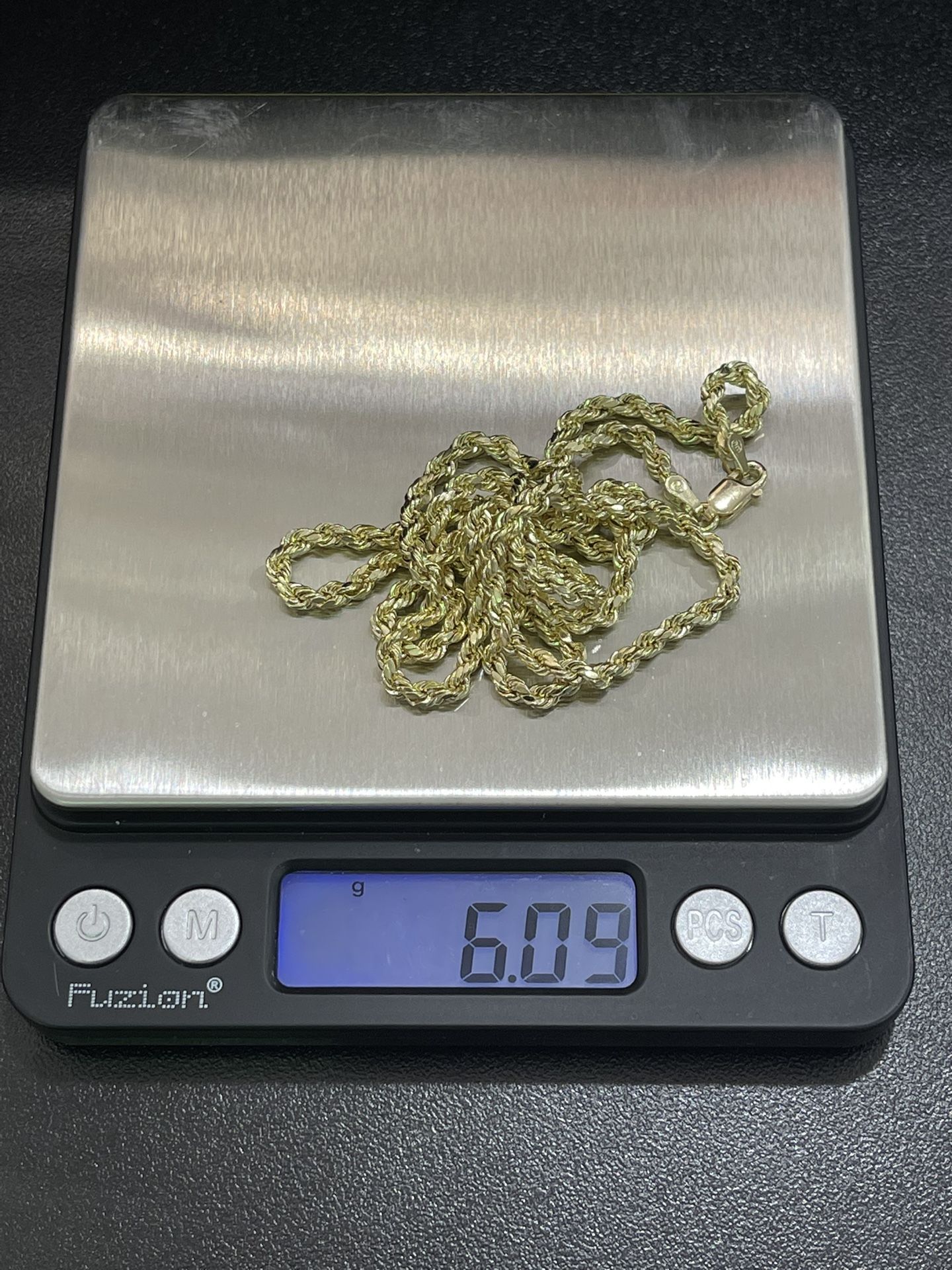 10k Gold Rope Chain 3mm