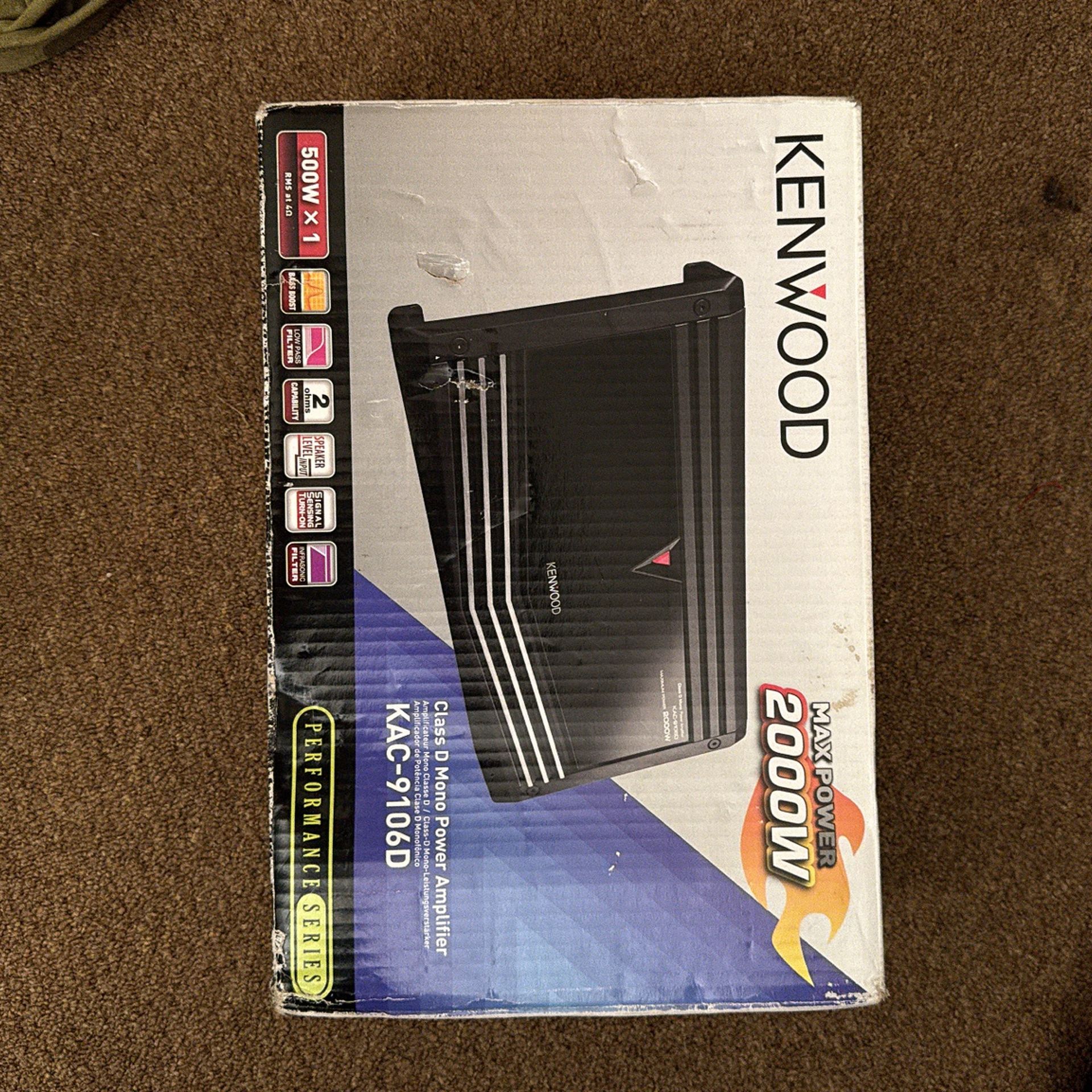 Kenwood 2000 watt Car Power amplifier