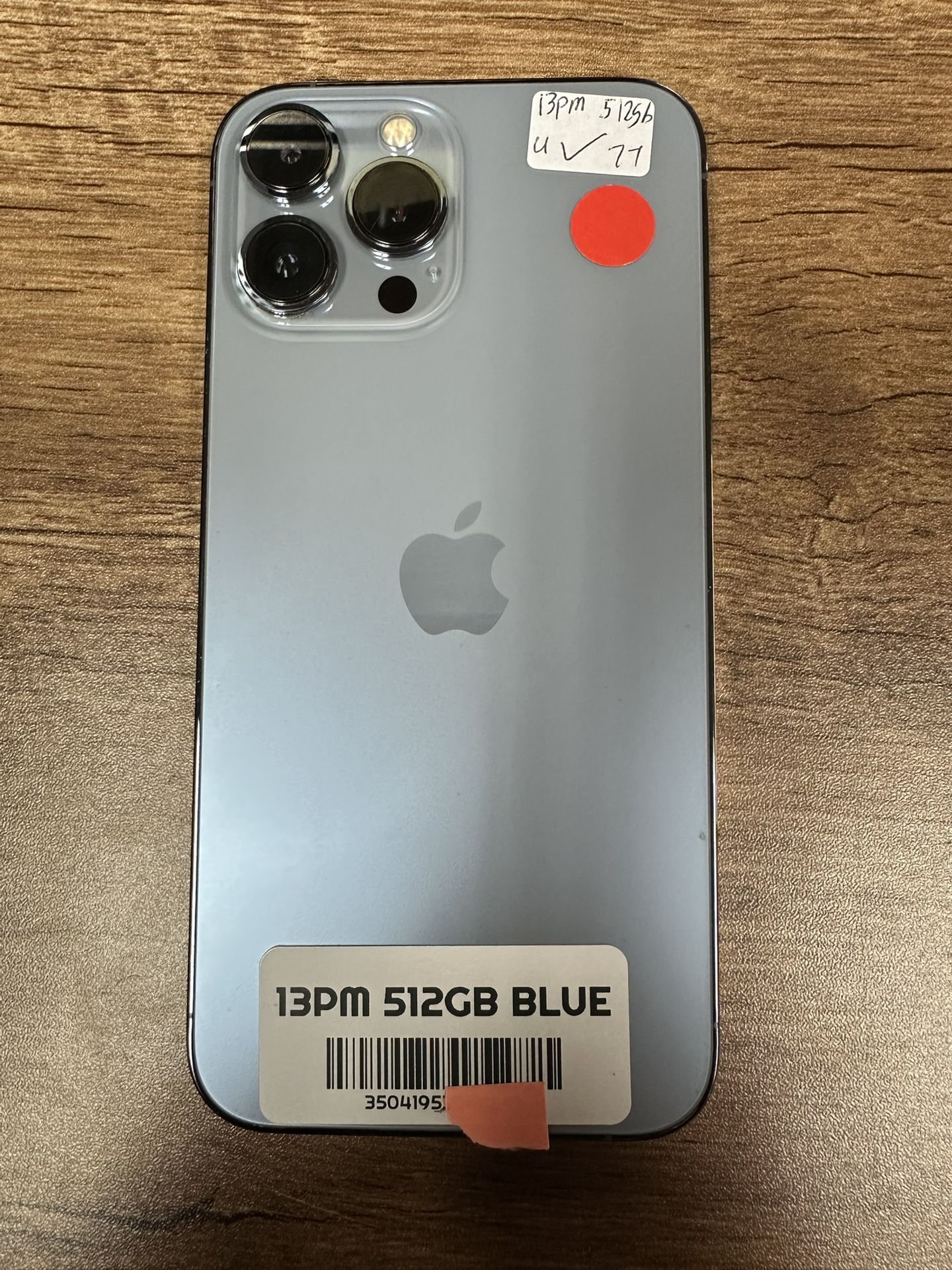 iPhone 13 Pro Max 512gb Unlocked Battery Health 77