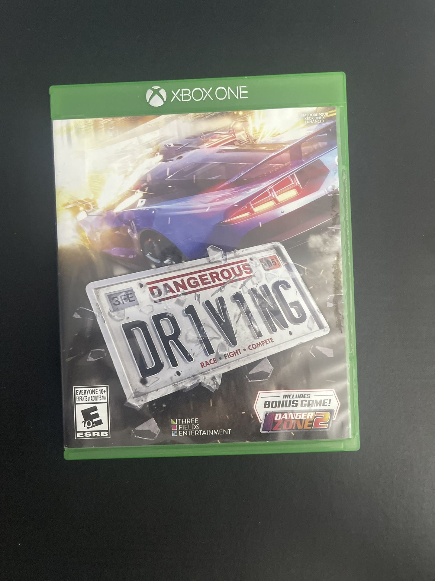 Dangerous Driving Xbox Disc + Danger Zone 2