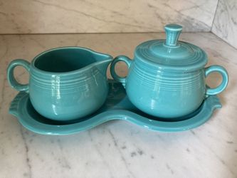 Fiesta Sugar and Cream Tray Set