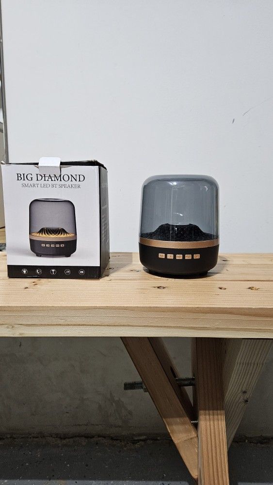 Big Diamond LED Transparent Bluetooth Wireless Speaker