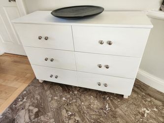 6- drawer wood storage unit
