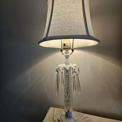 $35.00 - Antique ITALY Marble & Brass Lamp Turned Shabby Chic!  Lowest Price Offer!