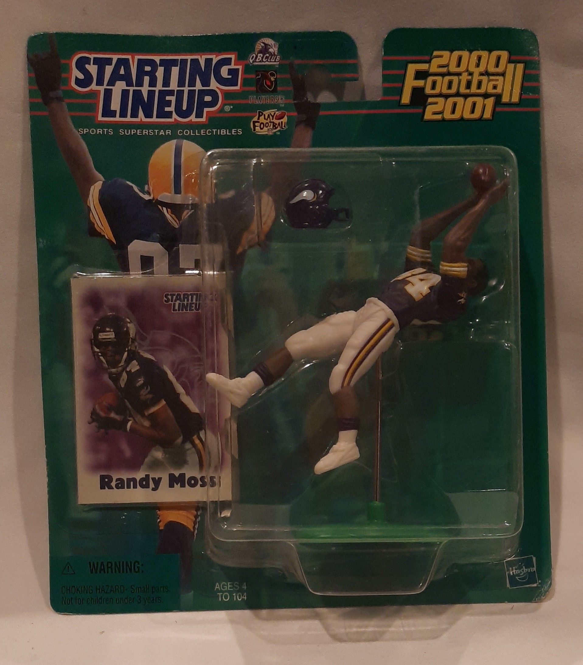 NFL Starting Lineup SLU Randy Moss Minnesota Vikings Figure 2000 2001