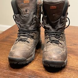 Cabela’s Men’s Brown Leather Hiking Hunting Boots. 