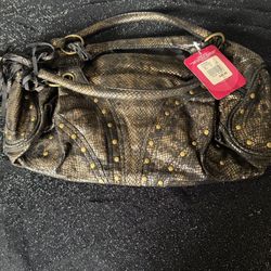 New Xhilaration Vintage 2001 Python Style Purse Handbag 