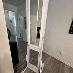 Boutique Furniture - Distressed Wood Mirror