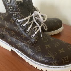 Louis Vuitton timberlands (Size 12) for Sale in Blue IL - OfferUp