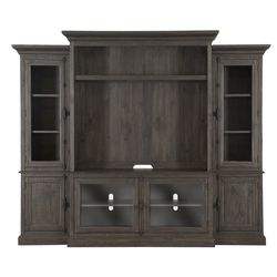3 pieces set - Entertainment Center, Coffee & End Table Set