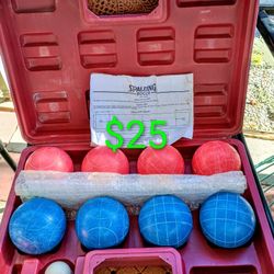 Bocce Ball Game In Case