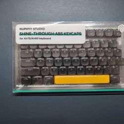 Low Profile Shine Thru Keycaps For NuPhy Air75 V2