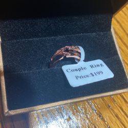 Silver Couple Rings $25