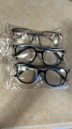 Simple Anti-Blue Light Eyeglasses For Every Day Used / 3 Pairs
