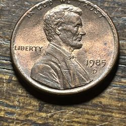 1985 D Penny