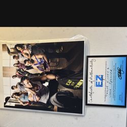 Jesse Spencer, Taylor Kinney Signed , Autographed 8x10 Photo Chicago Fire With COA.