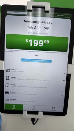 Samsung Galaxy Tab A11+ 5G Tablet