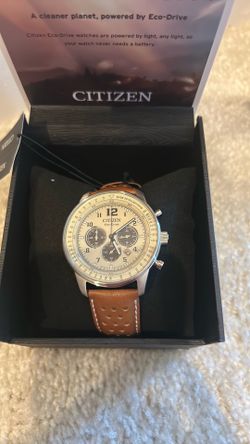 Citizen Men's CA4500-08X Eco-Drive Chronograph Stainless Steel Quartz Watch  NWT