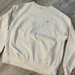 Champion Reverse Weave Crewneck Sweatshirt C Logo Large