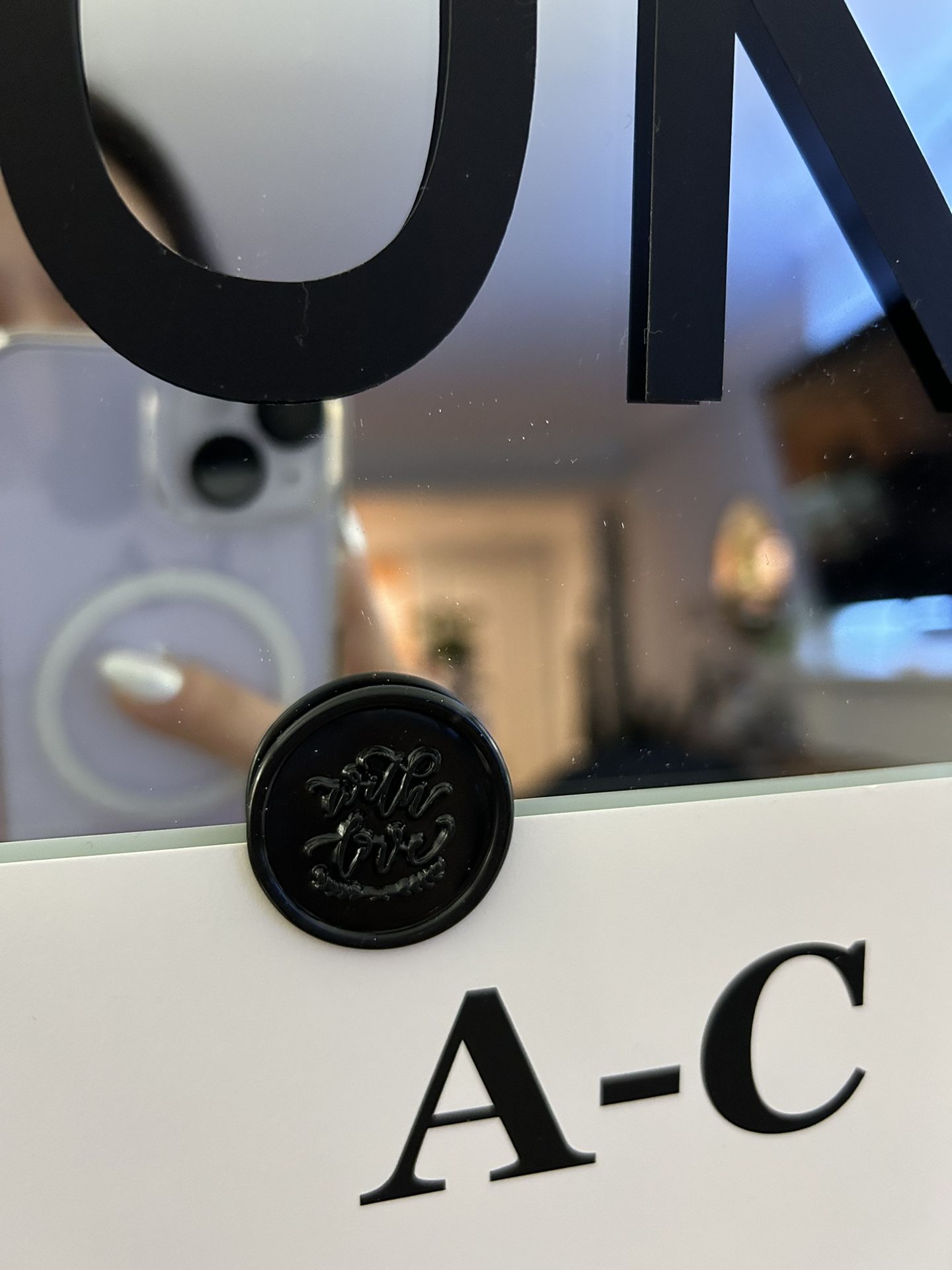 13 Black Wax Seals With Sticky Adhesives