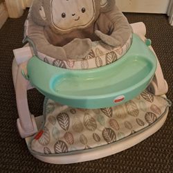 Baby Floor Seat, Snuggamonkey, Baby Seat. Preowned 