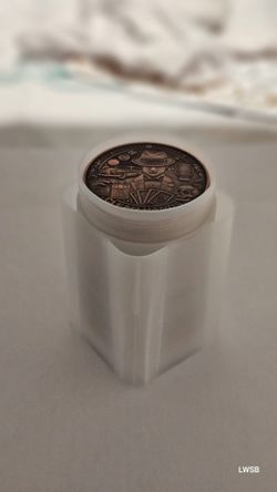 20 of 1oz Antiqued Copper Round .999 AVDP Al Capone Clean hand DIRTY MONEY 