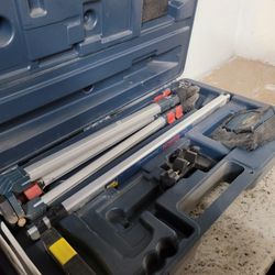 Laser Level With Tripod, Receiver, Grade Stick
