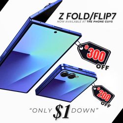🔥 2025’s Best Samsung Phones Just Dropped! Z Fold 7 & Z Flip 7 Now In Stock – Save $300 Instantly on Fold or $200 on Flip + Only $1 Down Today & Full