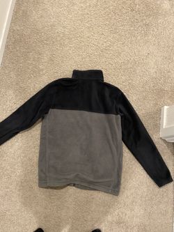 Black and grey Colombia coat LT