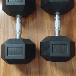 55 LB Dumbbell Set