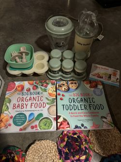 $45- Magic Baby Bullet Set And Cook Books